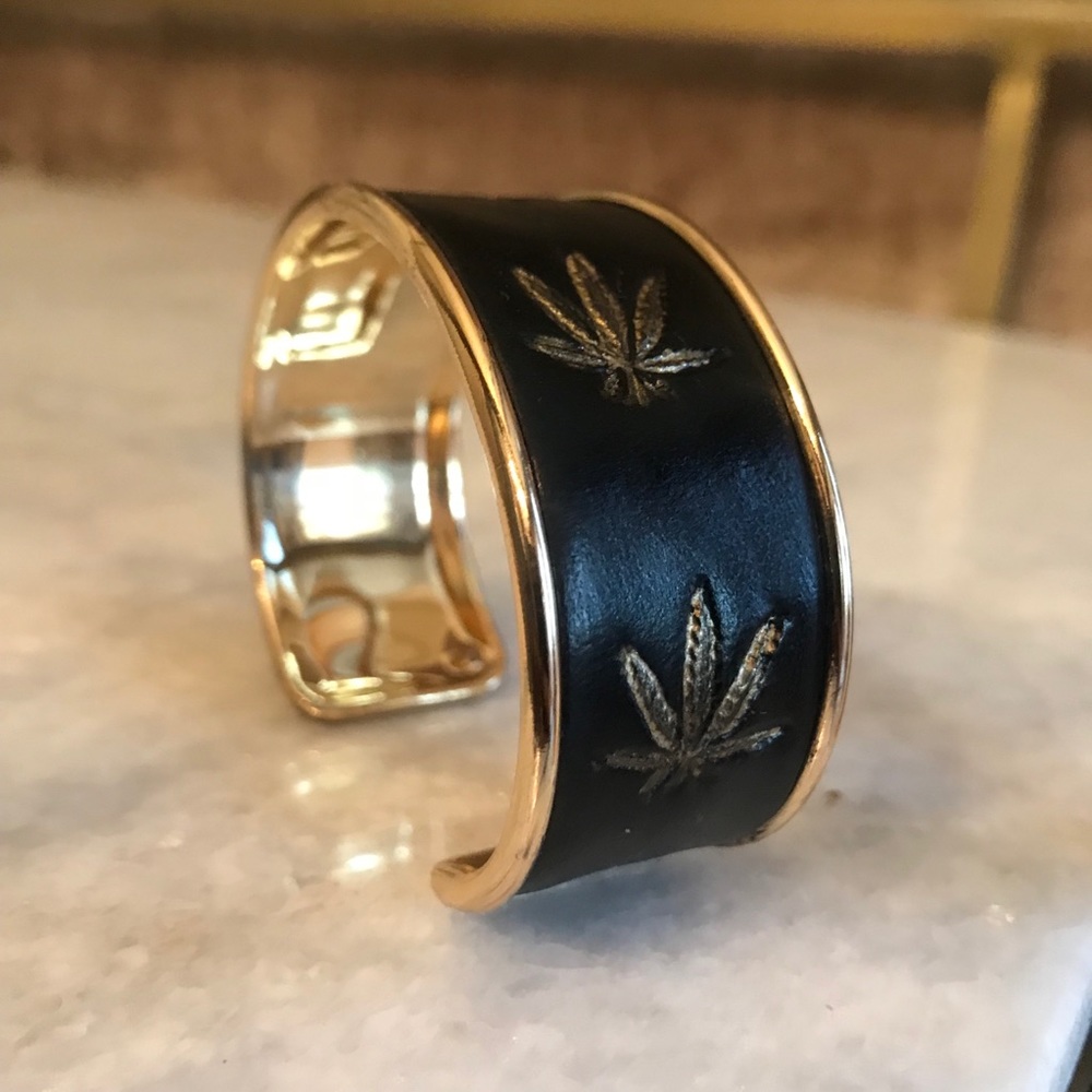 Cannabis Love Cuff Bracelet